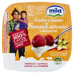 MILA G+G 150G S SENZA LATTOSIO VANIGLIA E LAMPONI